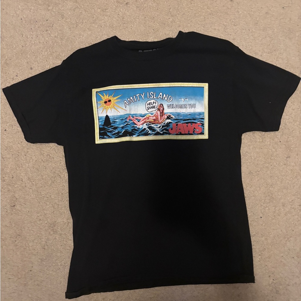 Black Jaws Graphic T-Shirt